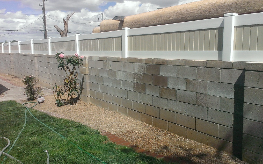 Southwest Vinyl Block Toppers - Block Wall Fence Toppers